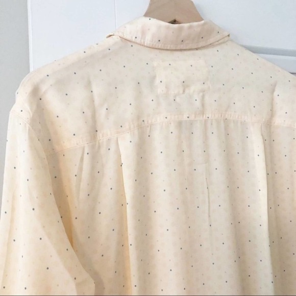 FREE PEOPLE All Smile Button Down Ivory Blouse We The Free Size Small NEW - Picture 12 of 12